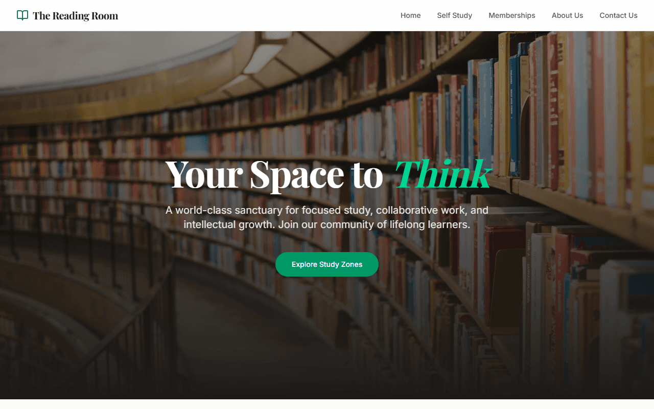 The Reading Room Study Hub